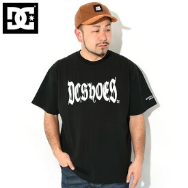 ディーシー DC Tシャツ 半袖 メンズ ブラック レター ( dc Black Letter S/S Tee ビッグシルエット オーバーサイズ ティーシャツ T-SHIRTS カットソー トップス メンズ 男性用 DST241018 )[M便 1/1] ice field icefield