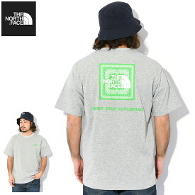 ザ ノースフェイス THE NORTH FACE Tシャツ 半袖 メンズ 24SS バンダナ スクエア ロゴ ( 24SS Bandana Square Logo S/S Tee 2024春夏 ティーシャツ T-SHIRTS カットソー トップス メンズ MENS NT32446 ザ・ノース・フェイス THE・NORTHFACE 国内正規 )[M便 1/1]