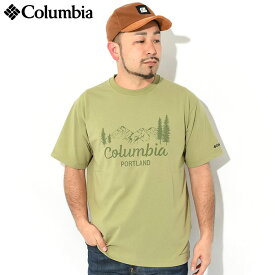 【ポイント10倍】コロンビア Columbia Tシャツ 半袖 メンズ ヤハラ フォレスト グラフィック ( columbia Yahara Forest Graphic S/S Tee ティーシャツ T-SHIRTS カットソー トップス メンズ 男性用 Colombia Colonbia Colunbia PM1647 )[M便 1/1] ice field icefield