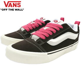 バンズ VANS スニーカー メンズ 男性用 ニュースクール Retro Color Brown/True White ( vans VN0009QCBF2 Knu Skool ローカット ブラウン 茶 SNEAKER MENS・靴 シューズ SHOES ヴァンズ )