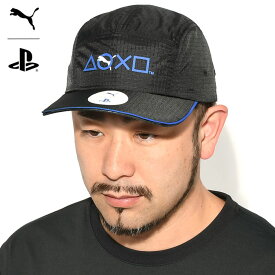 プーマ PUMA キャップ プレイステーション コラボ ( PUMA×PlayStation Cap ストラップバック 帽子 メンズ レディース ユニセックス 男女兼用 025176 ) ice field icefield