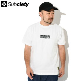 サブサエティ Subciety Tシャツ 半袖 メンズ クロコダイル ボックス ( subciety サブサエティー Crocodile Box S/S Tee ティーシャツ T-SHIRTS カットソー トップス 108-40001 )[M便 1/1] ice field icefield