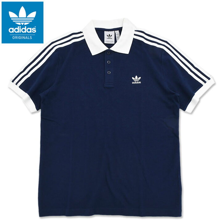 楽天市場】アディダス adidas ポロシャツ 半袖 メンズ 3 ストライプ  