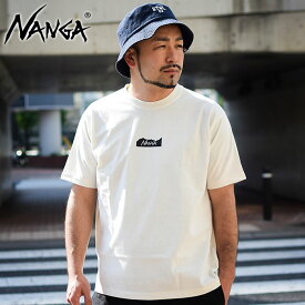 ナンガ NANGA Tシャツ 半袖 メンズ エコ ハイブリッド MT ロゴ ( NANGA ECO Hybrid MT Logo S/S Tee ティーシャツ T-SHIRTS カットソー トップス メンズ 男性用 NW2211-1G208 )[M便 1/1] ice field icefield