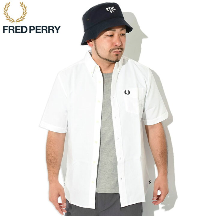 楽天市場】フレッドペリー FRED PERRY シャツ 半袖 メンズ 