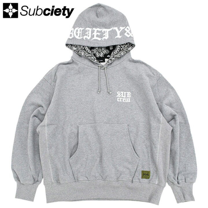 楽天市場】サブサエティ Subciety パーカー プルオーバー メンズ エン 
