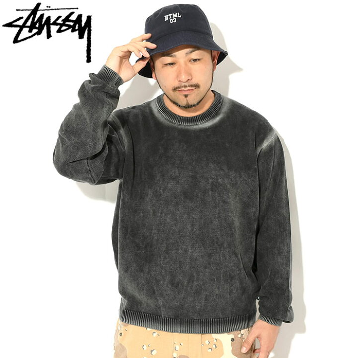楽天市場】ステューシー STUSSY セーター メンズ Faded Cotton Crew 