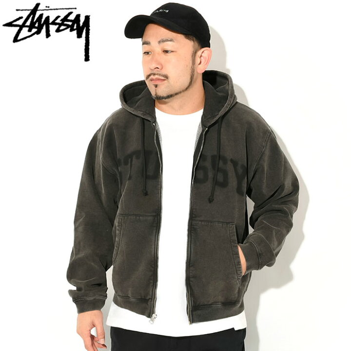 楽天市場】ステューシー STUSSY パーカー ジップアップ メンズ Faded  