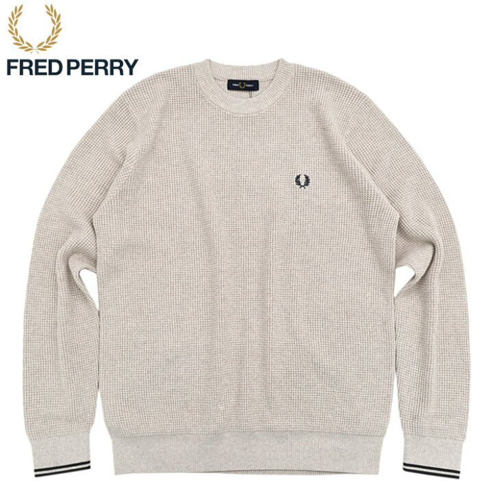 楽天市場】フレッドペリー FRED PERRY セーター メンズ ワッフル 