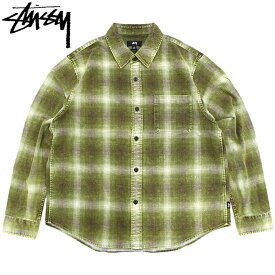 ステューシー STUSSY シャツ 長袖 メンズ Rocco Plaid ( stussy shirt カジュアルシャツ トップス メンズ・男性用 1110343 USAモデル 正規 品 ストゥーシー スチューシー ) ice field icefield
