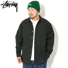 ステューシー STUSSY シャツ 長袖 メンズ Sprayed Classic ( stussy shirt カジュアルシャツ トップス メンズ・男性用 1110345 USAモデル 正規 品 ストゥーシー スチューシー ) ice field icefield