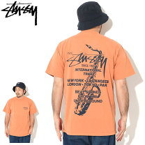 楽天市場】STUSSY（カラーオレンジ）（Tシャツ・カットソー｜トップス 