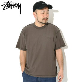 ステューシー STUSSY カットソー 半袖 メンズ Pigment Dyed Inside Out ( stussy crew クルー ピグメント Tシャツ ティーシャツ T-SHIRTS トップス メンズ・男性用 Lazy Tee 1140283 USAモデル 正規 品 ストゥーシー スチューシー ) ice field icefield