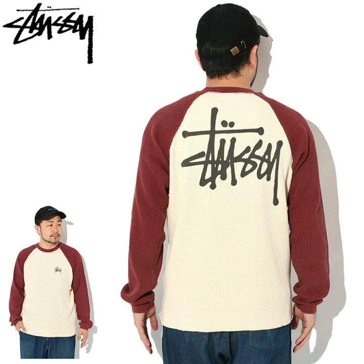 楽天市場】ステューシー STUSSY ラグラン 長袖 メンズ 2 Tone Thermal 