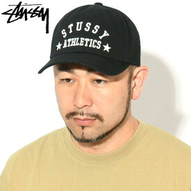 ステューシー STUSSY キャップ 帽子 LP Athletics Strapback Cap ( ローキャップ ストラップバック メンズ・男性用 1311178 USAモデル 正規 品 ストゥーシー スチューシー ) ice field icefield