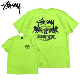 ステューシー STUSSY Tシャツ 半袖 メンズ Tough Gear INT. ( stussy tee ティーシャツ T-SHIRTS カットソー トップス メンズ・男性用 1905101 USAモデル 正規 品 ストゥーシー スチューシー )[M便 1/1] ice field icefield