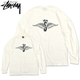 ステューシー STUSSY ロンT Tシャツ 長袖 メンズ Skull Wings Pigment Dyed ( stussy tee ピグメント ティーシャツ T-SHIRTS カットソー トップス ロング ロンティー 長袖Tシャツ メンズ 男性用 1995115 USAモデル 正規 品 ストゥーシー スチューシー ) ice field icefield