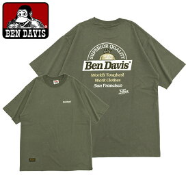 ベンデイビス BEN DAVIS Tシャツ 半袖 メンズ BD ラベル EMB ( BENDAVIS C-25580021 BD Label EMB S/S Tee ティーシャツ T-SHIRTS カットソー トップス ベン・デイビス ベンデービス )[M便 1/1]