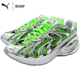 プーマ PUMA スニーカー メンズ 男性用 リップンディップ インヴァース Puma Silver/Fluro Green Pes コラボ ( PUMA×RIPNDIP INVERSE インバース SNEAKER MENS・靴 シューズ SHOES 403649-01 ) ice field icefield