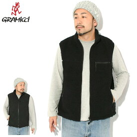 グラミチ GRAMICCI ジャケット メンズ リバーシブル シェルパ ベスト ( GRAMICCI Reversible Sherpa Vest フリース FLEECE JACKET JAKET アウター ジャンパー・ブルゾン メンズ レディース ユニセックス 男女兼用 G5FU-J015 )