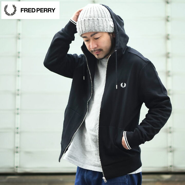 楽天市場】フレッドペリー FRED PERRY パーカー ジップアップ メンズ 