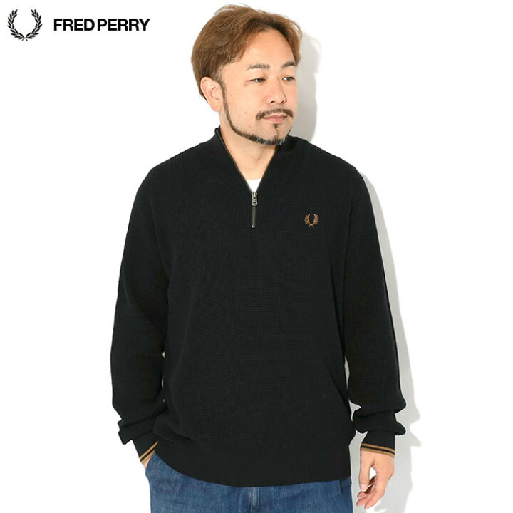 楽天市場】フレッドペリー FRED PERRY セーター メンズ ワッフル 