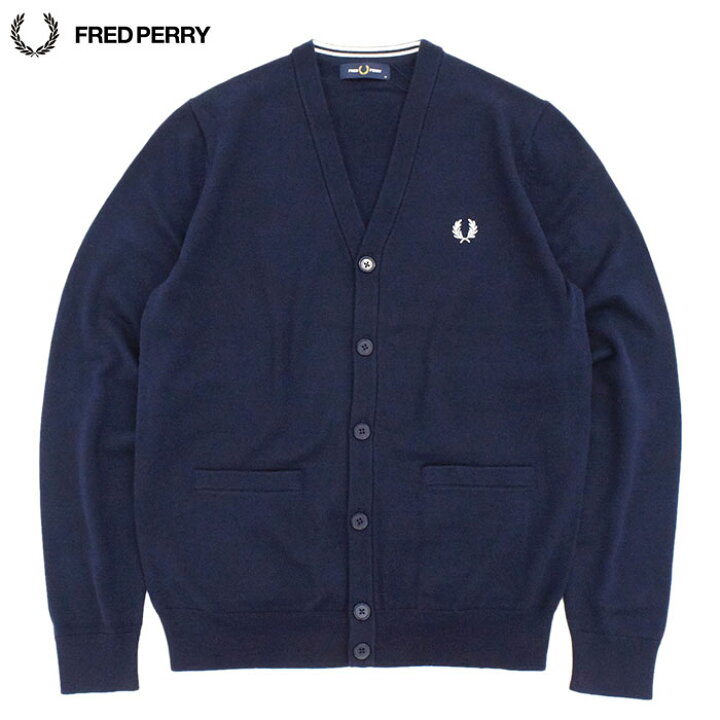 楽天市場】フレッドペリー FRED PERRY カーディガン メンズ クラシック 