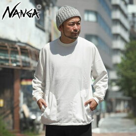 ナンガ NANGA ロンT Tシャツ 長袖 メンズ エコ ハイブリッド オーバーサイズ ( NANGA ECO Hybrid Oversized L/S Tee ビッグシルエット オーバーサイズ ティーシャツ T-SHIRTS カットソー ロング ロンティー 長袖Tシャツ トップス メンズ 男性用 NW2411-1G808 )[M便 1/1]