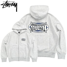 ステューシー STUSSY パーカー ジップアップ メンズ Champion Oval ( full zip hooded sweat 保温 暖かい あったか 裏起毛 パーカー フード フーディ トップス Zip up Hoody Parker ジップパーカー フルジップ メンズ 男性用 1975144 USAモデル 正規 品 )