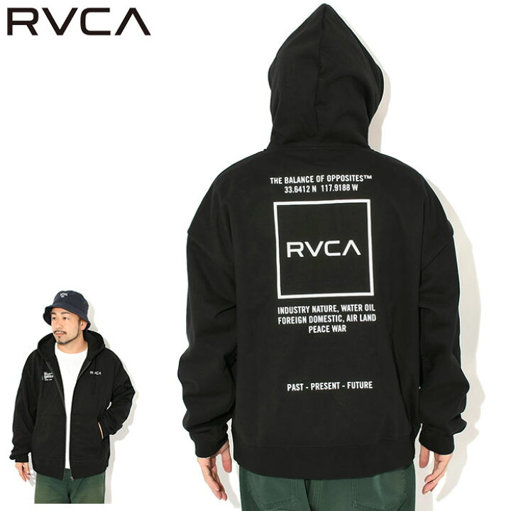楽天市場】ルーカ RVCA パーカー ジップアップ メンズ ニュー ボックス 