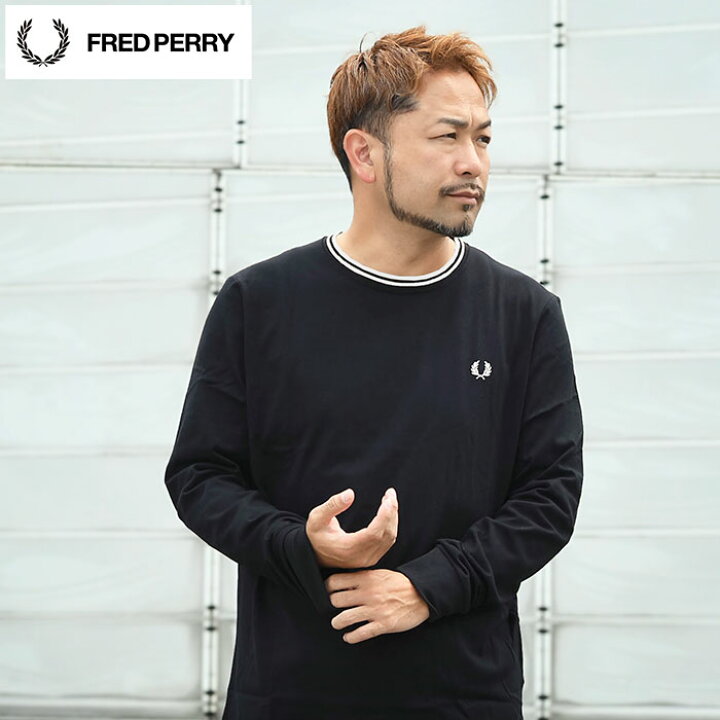 楽天市場】フレッドペリー FRED PERRY ロンT Tシャツ 長袖 メンズ 