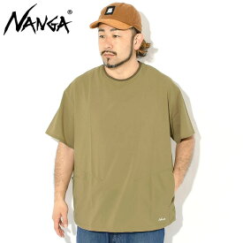 ナンガ NANGA Tシャツ 半袖 メンズ PLC エクスカーション ( NANGA PLC Excursion S/S Tee パッカブル 吸水速乾 UVカット ストレッチ ビッグシルエット オーバーサイズ ティーシャツ T-SHIRTS カットソー トップス メンズ 男性用 N2500-1P403A )[M便 1/1] ice field icefield