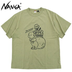 ナンガ NANGA Tシャツ 半袖 メンズ エコ ハイブリッド ブブ ( NANGA ECO Hybrid Bhuv S/S Tee ティーシャツ T-SHIRTS カットソー トップス メンズ 男性用 N2610-1M055Z )[M便 1/1] ice field icefield