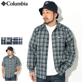 【ポイント10倍】コロンビア Columbia シャツ 長袖 メンズ シルバー リッジ ユーティリティ ライト プレイド ( columbia Silver Ridge Utility Lite Plaid L/S Shirt カジュアルシャツ トップス アウトドア メンズ 男性用 AE3599 )