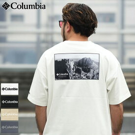 【ポイント10倍】コロンビア Columbia Tシャツ 半袖 メンズ ミラーズ クレスト グラフィック ( columbia Millers Crest Graphic S/S Tee ティーシャツ T-SHIRTS カットソー トップス メンズ 男性用 Colombia Colonbia Colunbia PM0795 )[M便 1/1] ice field icefield