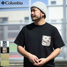 【ポイント10倍】コロンビア Columbia Tシャツ 半袖 メンズ ヤハラ フォレスト ポケット クルーネック ( Yahara Forest Pocket Crew Neck S/S Tee ポケT ティーシャツ カットソー トップス Colombia Colonbia Colunbia PM1989 )[M便 1/1]