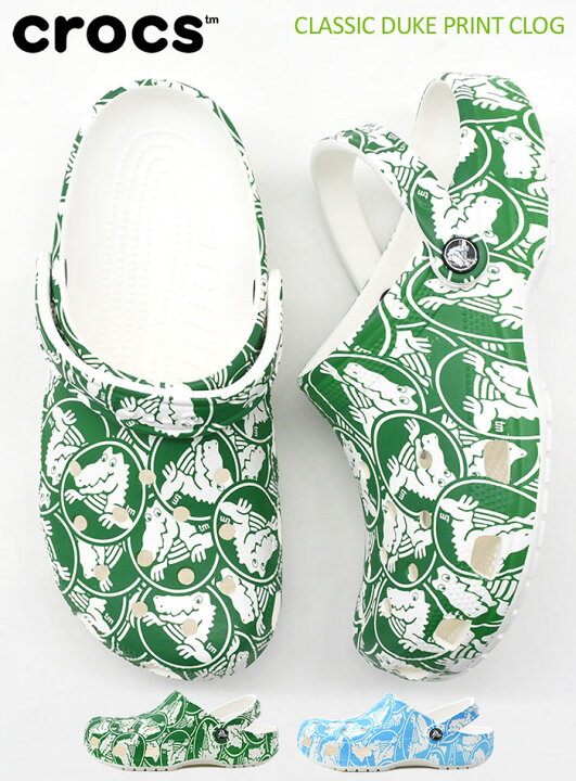 [Crocs] サンダル クラシック デューク プリント クロッグ