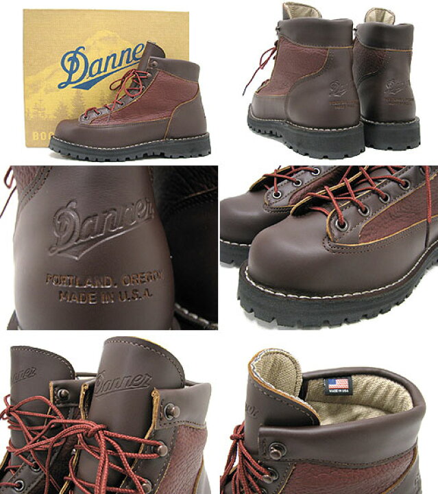 楽天市場】ダナー Danner ダナーライト ブーツ バイソン茶レザー MADE 