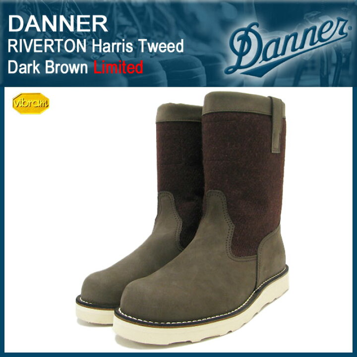楽天市場】ダナー Danner リバートン ハリスツイード ブーツ ダーク 