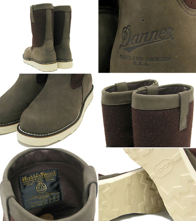 楽天市場】ダナー Danner リバートン ハリスツイード ブーツ ダーク 