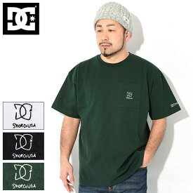 ディーシー DC Tシャツ 半袖 メンズ ポケット ( dc Pocket S/S Tee ビッグシルエット オーバーサイズ ポケT ティーシャツ T-SHIRTS カットソー トップス メンズ 男性用 DST241015 )[M便 1/1] ice field icefield