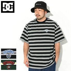 ディーシー DC Tシャツ 半袖 メンズ マルチ ボーダー ( dc Multi Border S/S Tee ビッグシルエット オーバーサイズ ティーシャツ T-SHIRTS カットソー トップス メンズ 男性用 DST242016 )[M便 1/1] ice field icefield