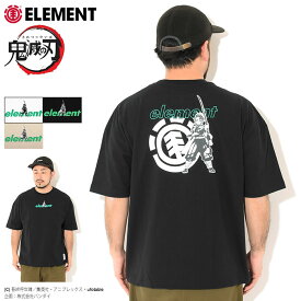 エレメント ELEMENT Tシャツ 半袖 メンズ 鬼滅の刃 Kimetsu Tanjiroコラボ ( ELEMENT×鬼滅の刃 Kimetsu Tanjiro S/S Tee 竈門炭治郎 ティーシャツ T-SHIRTS カットソー トップス メンズ 男性用 BB022-289 )[M便 1/1]