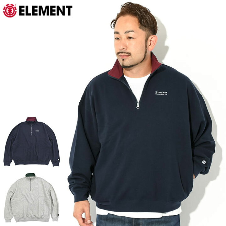 楽天市場】エレメント ELEMENT トレーナー メンズ ロック ハーフ 