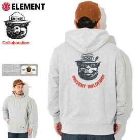 エレメント ELEMENT パーカー プルオーバー メンズ スモーキー ベア SBXE コーネル コラボ ( ELEMENT×SMOKEY BEAR SBXE Cornell Pullover Hoodie フード フーディ スウェット Pull Over Hoody Parker トップス メンズ 男性用 BE021-014 )