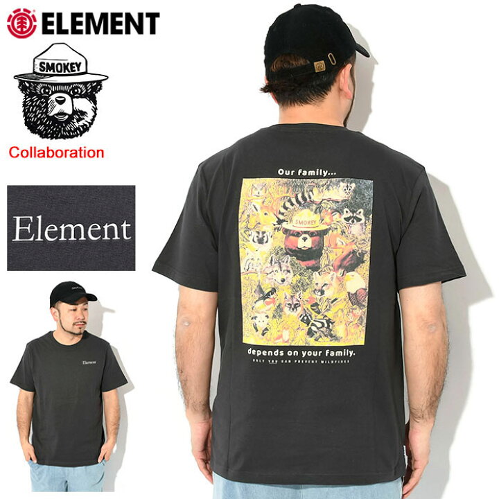 楽天市場】エレメント ELEMENT Tシャツ 半袖 メンズ スモーキー ベア 