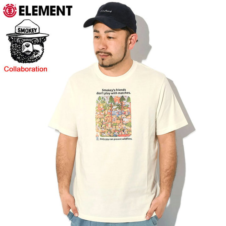 楽天市場】エレメント ELEMENT Tシャツ 半袖 メンズ スモーキー ベア 