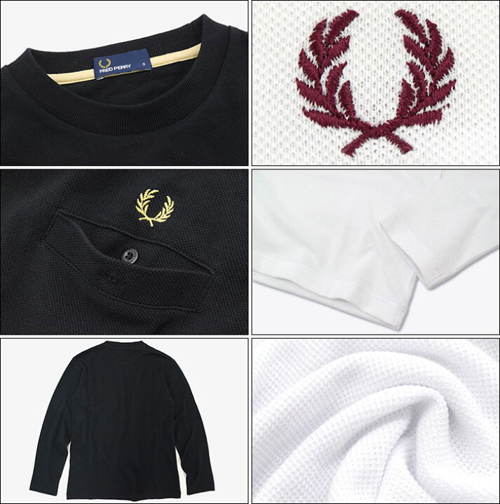 楽天市場】フレッドペリー FRED PERRY カットソー 長袖 メンズ F1667 