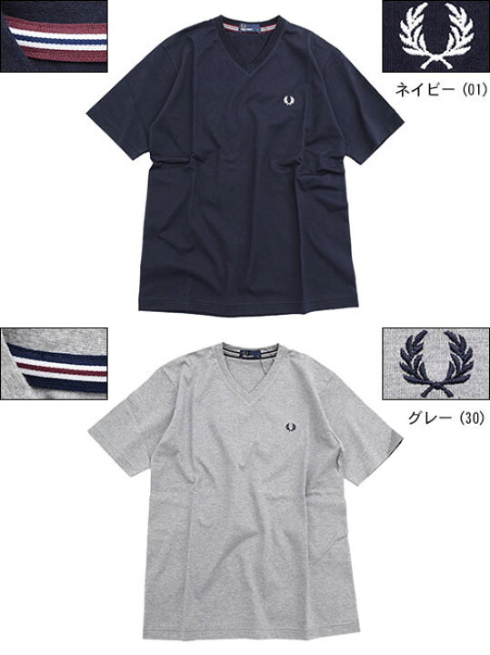 楽天市場】フレッドペリー FRED PERRY Tシャツ 半袖 メンズ ローレル V 