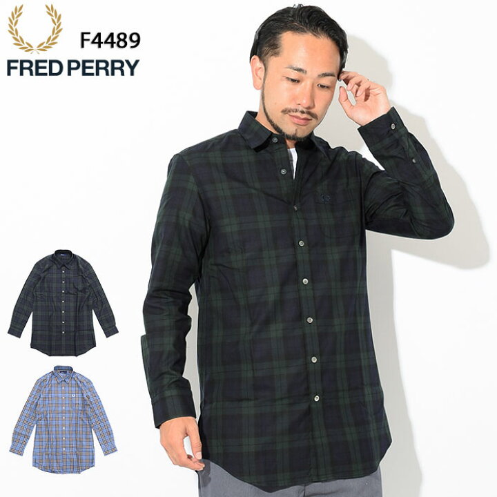 楽天市場】フレッドペリー FRED PERRY シャツ 長袖 メンズ ロング 